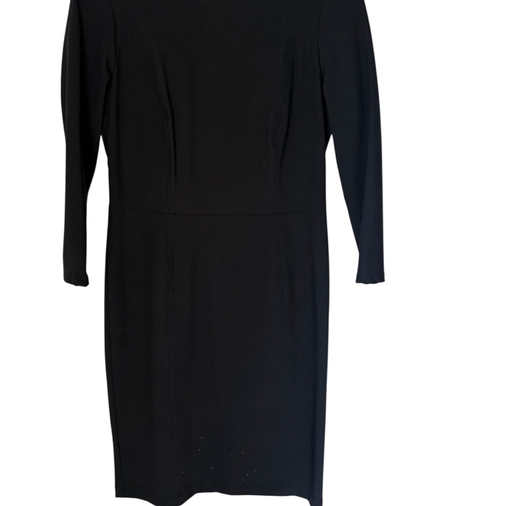 Jigsaw Classic Black Long Sleeve Dress UK Sz 14 US Sz 8-10